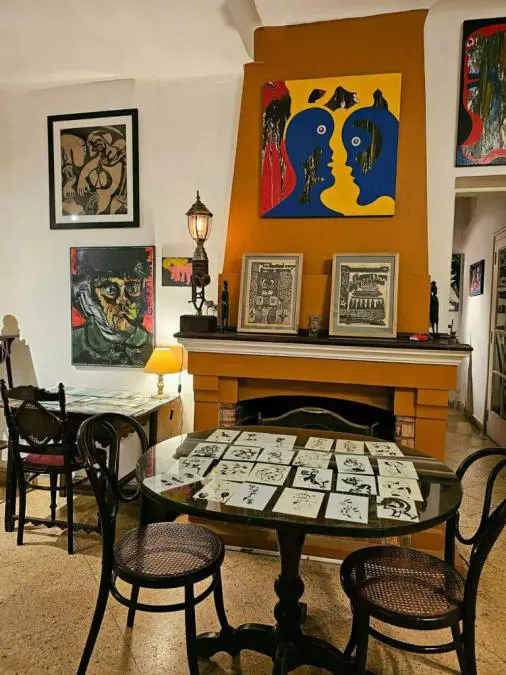 Interior de la Casa de las Artes Visuales 