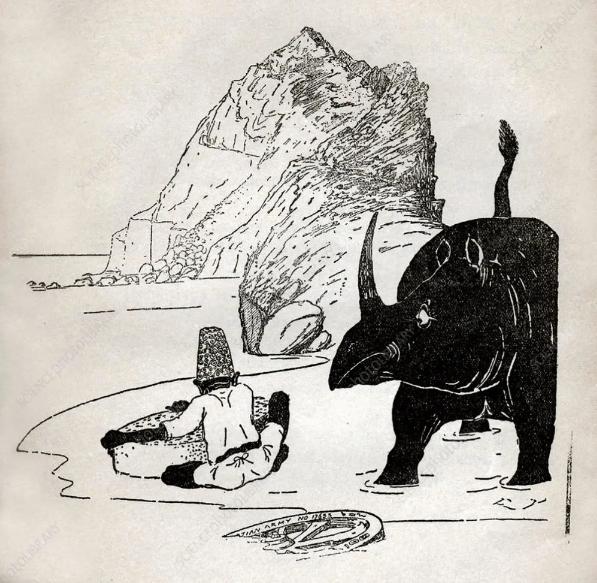 Ilustración de Rudyard Kipling para