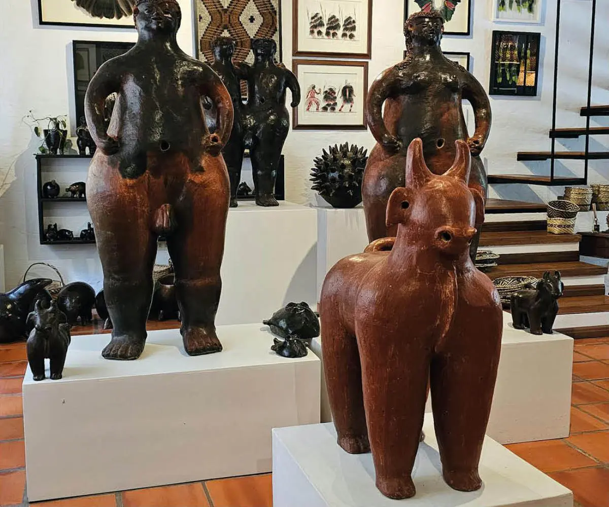 Piezas de Ediltrudis Noguera en Casa Popore, San Antonio. Cortes�a