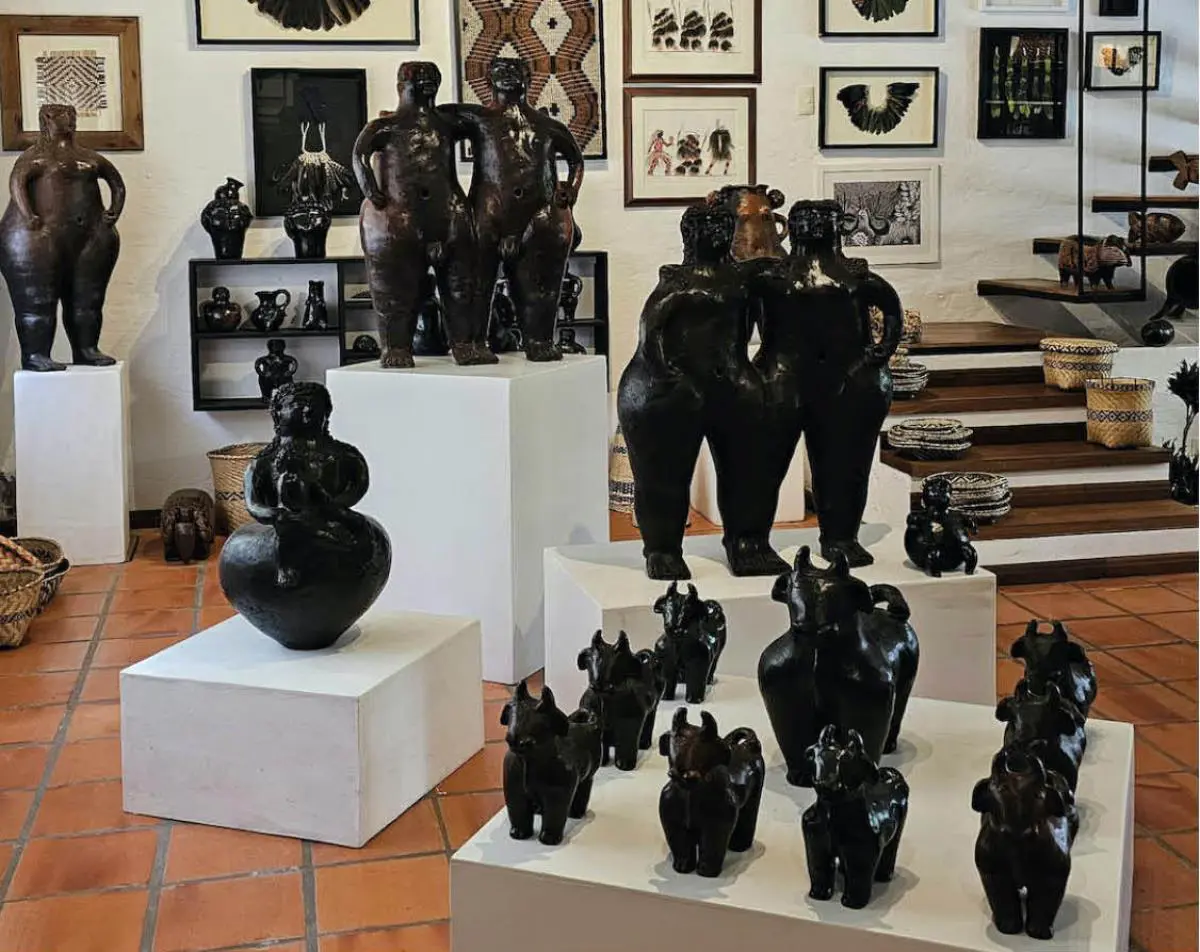 Piezas de Ediltrudis Noguera expuestas en Popore, San Antonio. Cortes�a