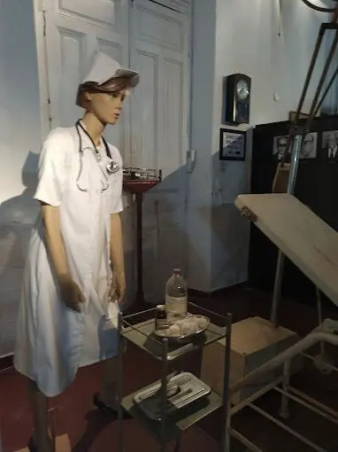 Ex Hospital de Cl�nicas. Recreaci�n de una de las salas. Cortes�a