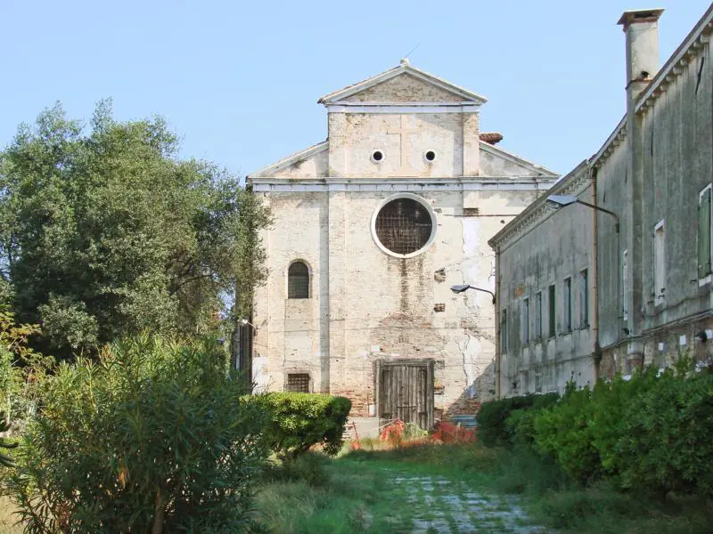 Fachada de la c�rcel de mujeres en la isla de Giudecca. Cortes�a