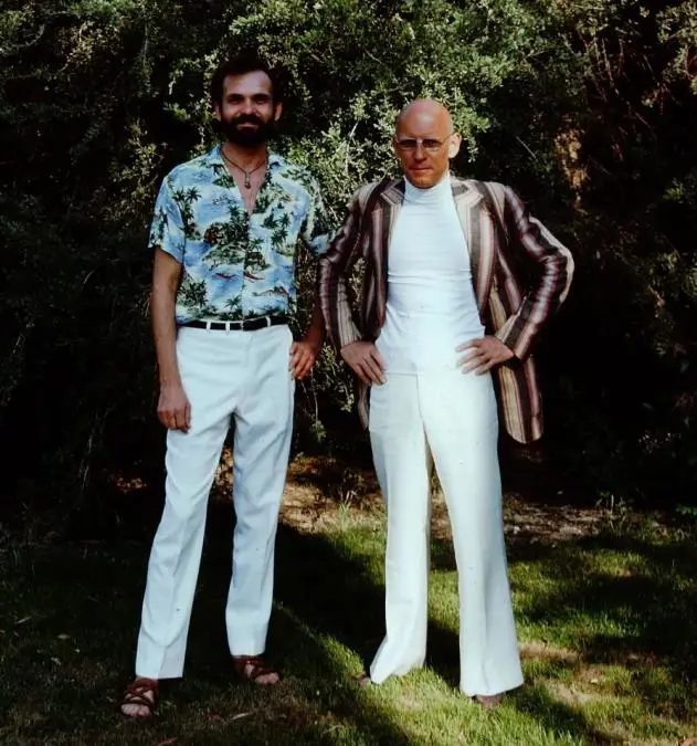 Simeon Wade y Michel Foucault en Claremont, luego de la experiencia (Talking Drugs)
