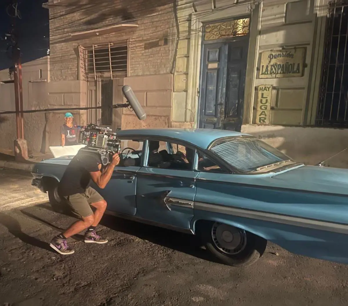 Momento de filmaci�n en emNarciso/em (2024), dirigida por Marcelo Martinessi. Cortes�a