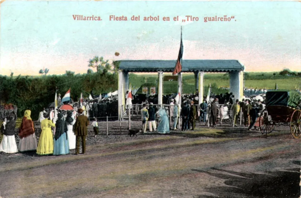 &ldquo;Fiesta del �rbol&rdquo;, Villarrica, 1909. Cortesi?a del autor