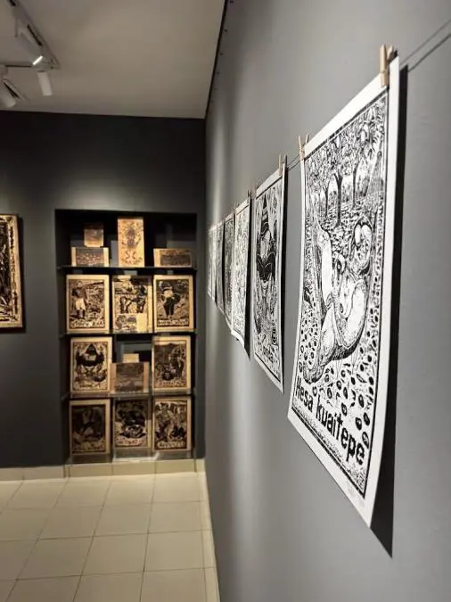 Fidel Fern�ndez, xilograf�as. Muestra emCuadernos de campo/em, 2023, Arte actual. Cortes�a