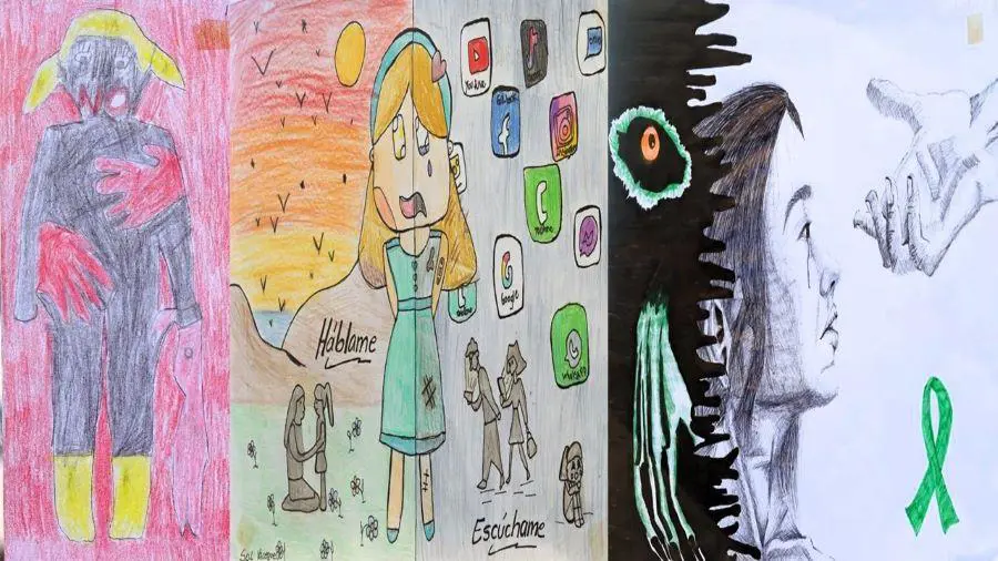 Obras de Tha�s, Sol y Lucas, ganadores en sus categor�as. Cortes�a