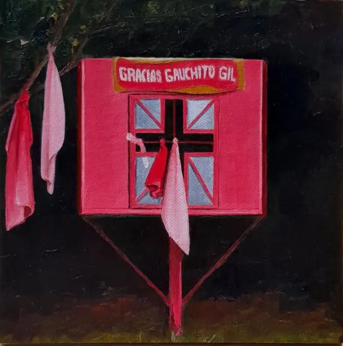 Fidel Fern�ndez, obra de la serie emNichos y quemazones/em. Cortes�a