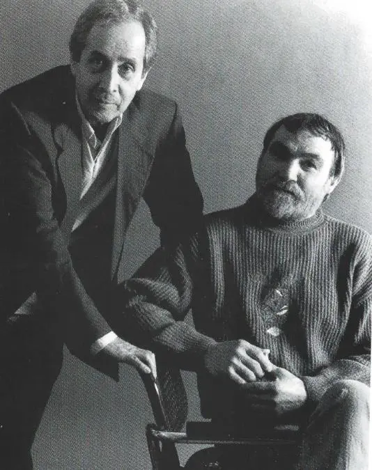 Jorge Eduardo Eielson y Michele, su amigo y compañero. Cortesía