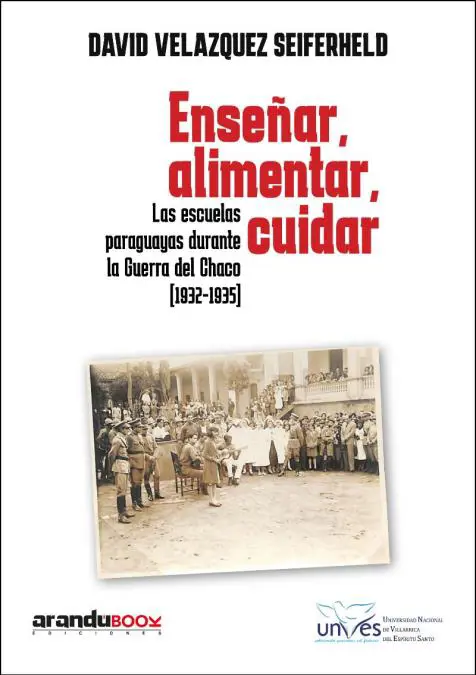 Portada de emEnseñar, alimentar, cuidar/em, de David Velázquez S. (AranduBook). Cortesía