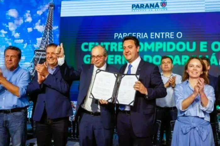 El estado de Paran� firm� una asociaci�n con el Centre Pompidou de Francia. Foto: Gabriel Rosa/AEN