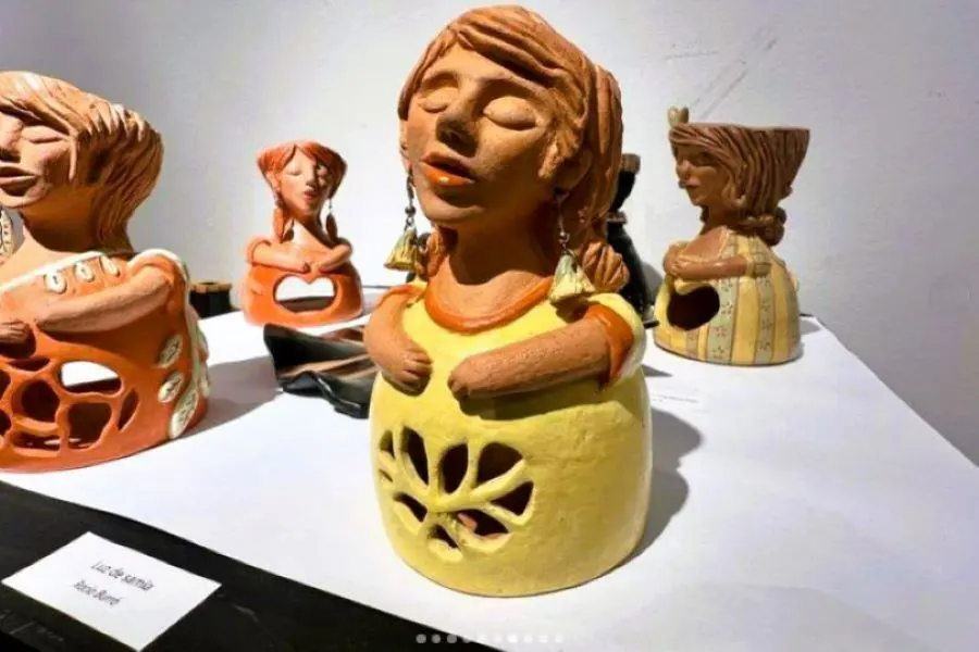 Obra de Rocío Burró en la muestra colectiva emSonidos ancestrales/em. Cortesía