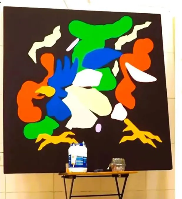 Obra de Lucas We, de su muestra emRi�a/em. Cortes�a