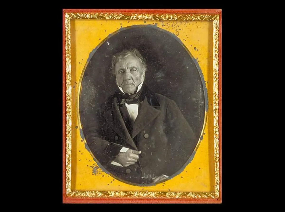 Aim� Bonpland. Daguerrotipo, ca. 1850. Archivo de la Universidad de Harvard