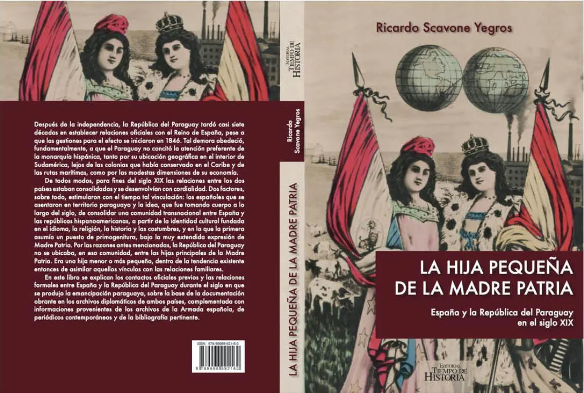 Tapa y contratapa del �ltimo libro de Ricardo Scavone Yegros. Cortes�a