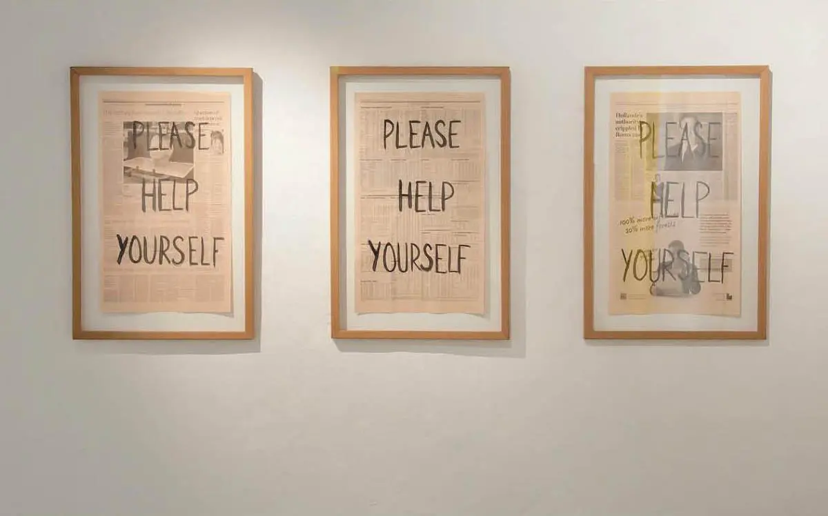 Gustavo Riego, emPlease Help Yourself/em, 2017. Cortes�a