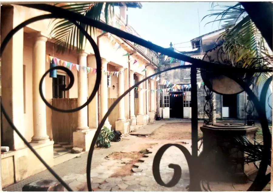 Patio del emEl Otro Espacio,/em avenida Espa�a 338, donde funcion� la redacci�n de emEl Yacar�/em. Cortes�a