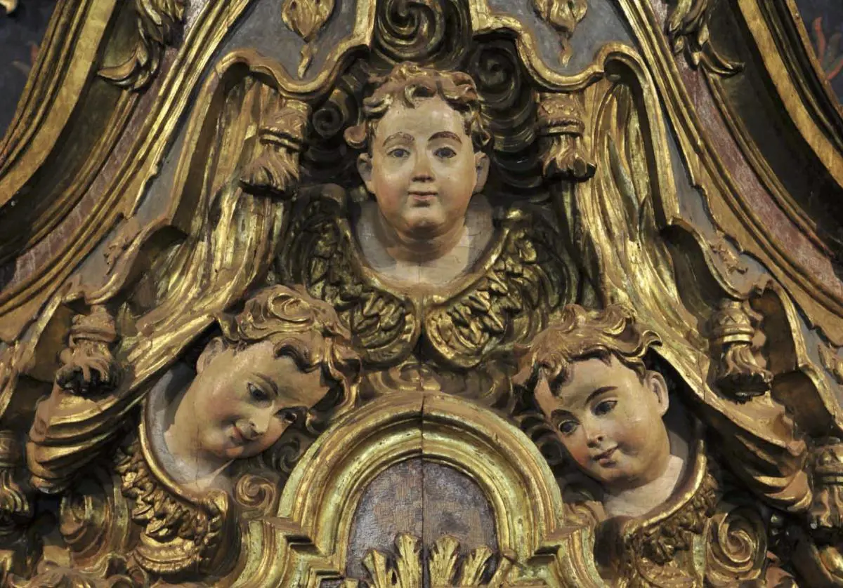 Altar del templo franciscano de Yaguar�n � Fernando Allen. Cortes�a