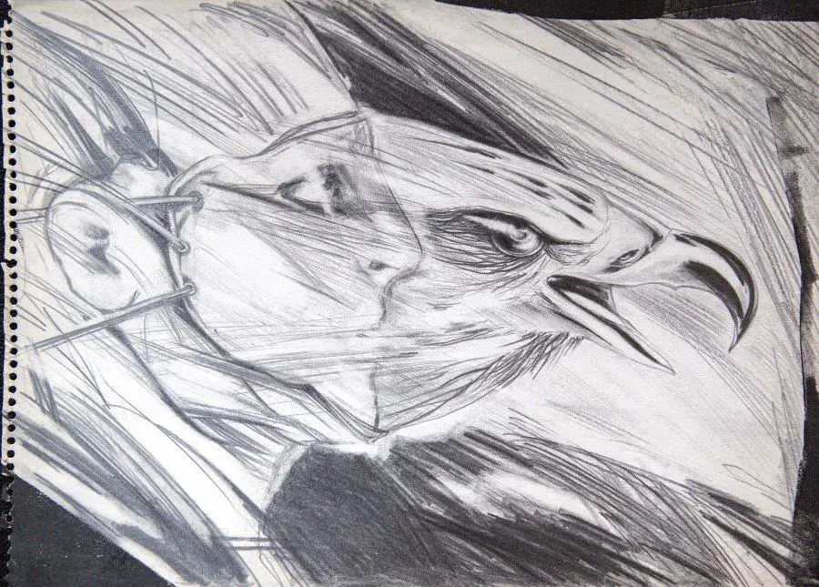 Dibujo de Julio Gonz�lez. Cortes�a