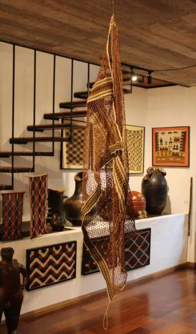 Pieza textil del Chaco paraguayo en Casa Popor�. Cortes�a