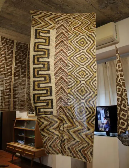 Piezas textiles del Chaco paraguayo en Casa Popor�. Cortes�a