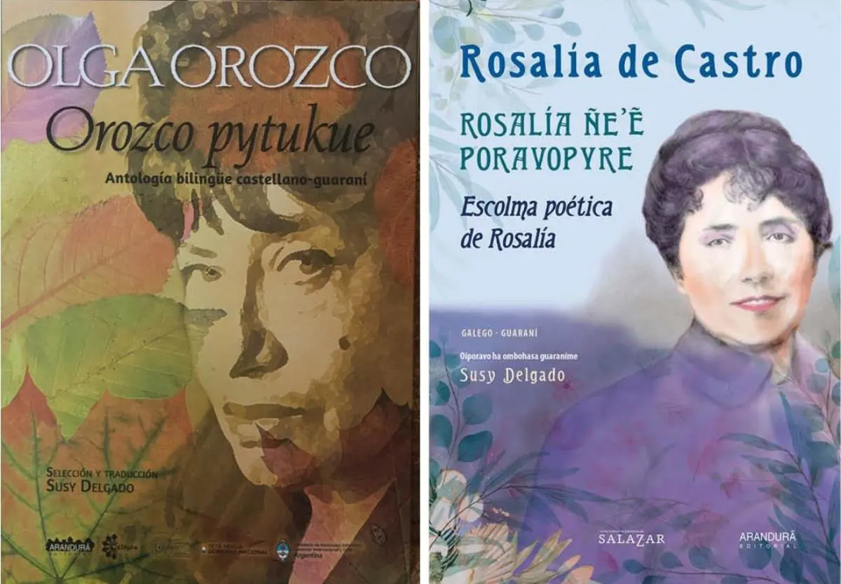 Dos grandes poetas, traducidas al gguaran�por Susy Delgado. Cortes�a