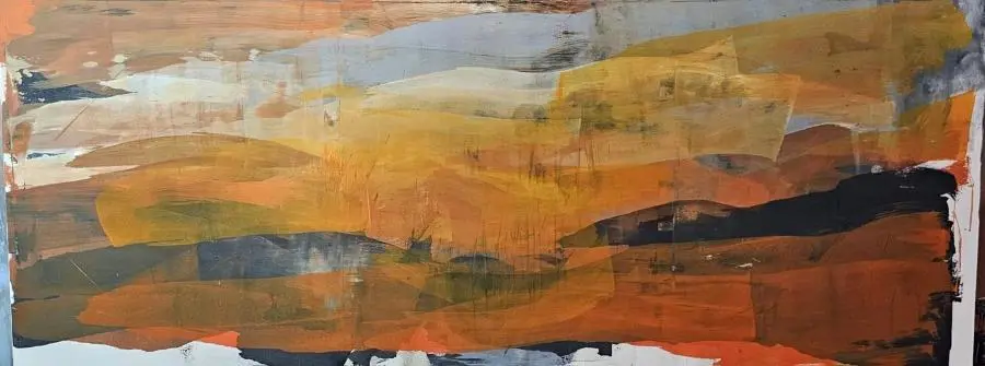 Obra de Félix Toranzos, de la muestra emEsperando al río./em Cortesía