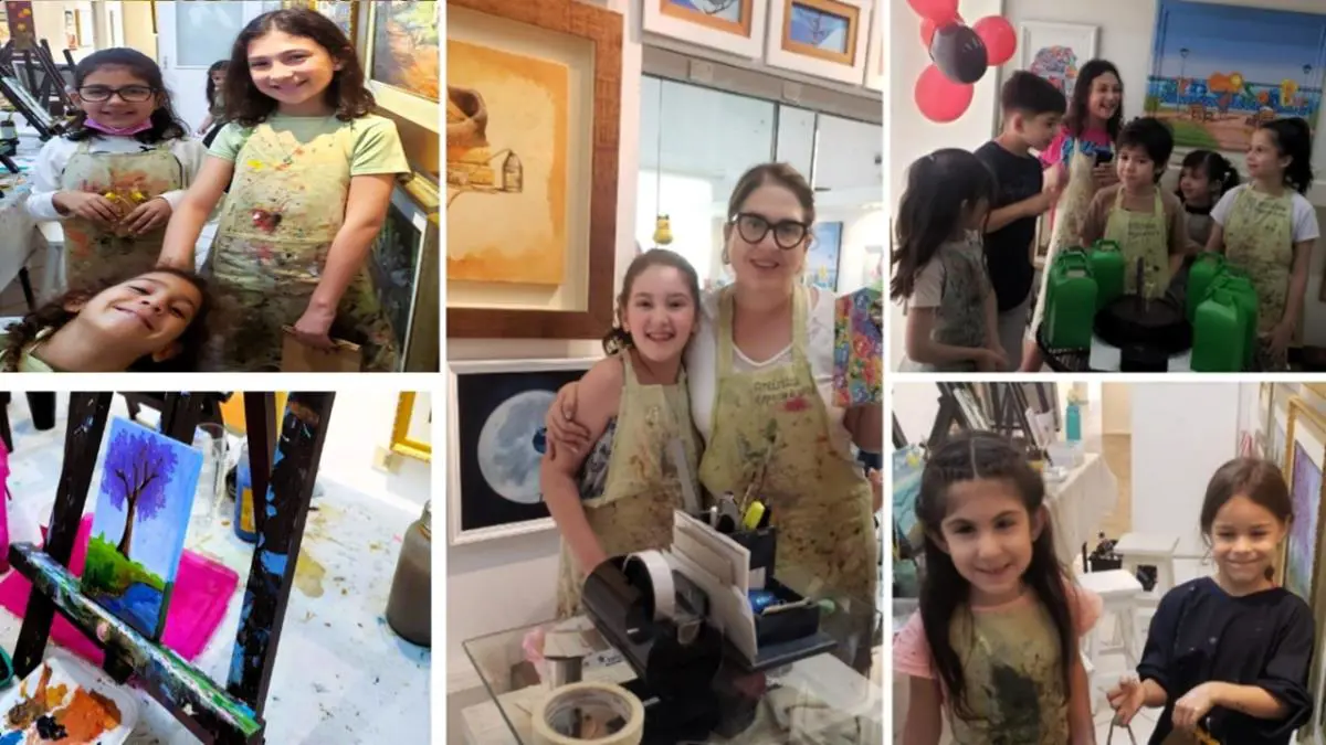Algunos integrantes del taller de In�s Cano. Cortes�a