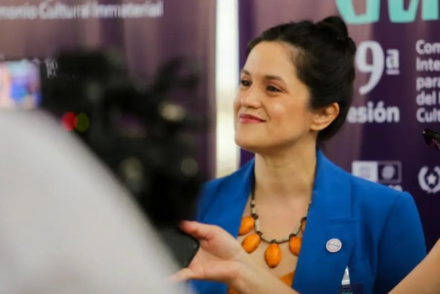 Adriana Ortiz, ministra de Cultura. Cortes�a
