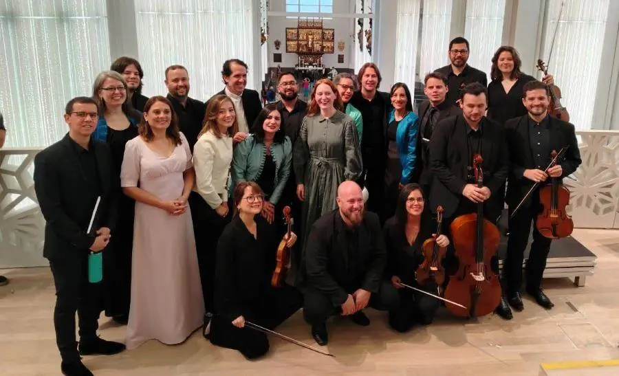 El 11 de junio de este año, el Bach Collegium de Asunción se presentó en la Paulinum - Aula und Universitätskirche St. Pauli, Leipzig, Alemania