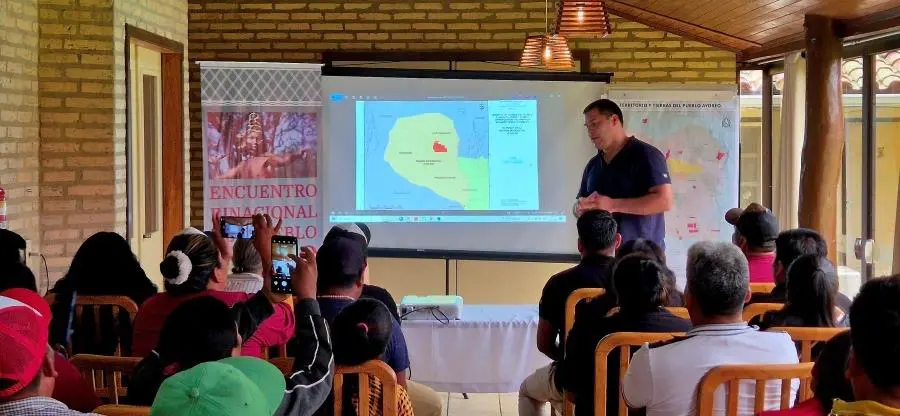 Encuentro Binacional del Pueblo Ayoreo en el Chaco Paraguayo. Cortesía