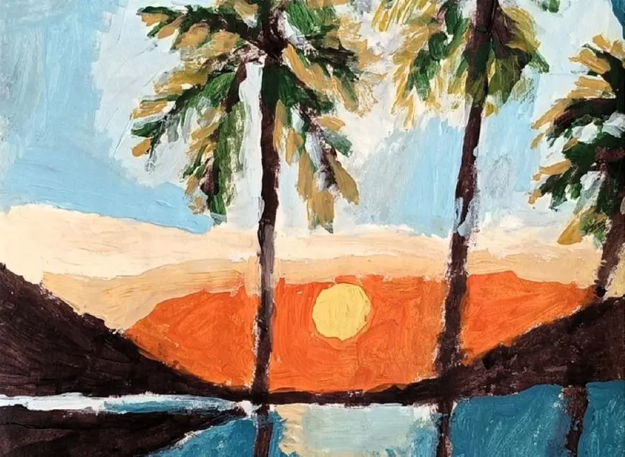 Obra de la muestra emEstaciones - Antes que termine la primavera/em, de Ramiro Da Silva. Cortesía
