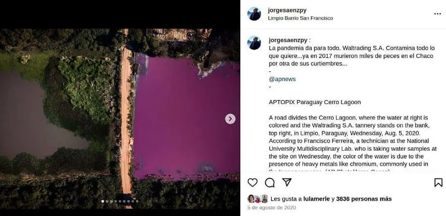 Posteo de Jorge S�enz en Instagram. Instagram de Jorge Sa�nz - Posteo del d�a 5 de agosto de 2020.span style=