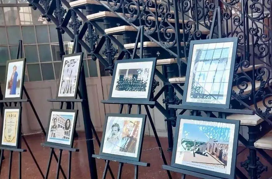 Algunas fotograf�as de la muestra sobre Jos� Asunci�n Flores. (CCR El Cabildo, Instagram)