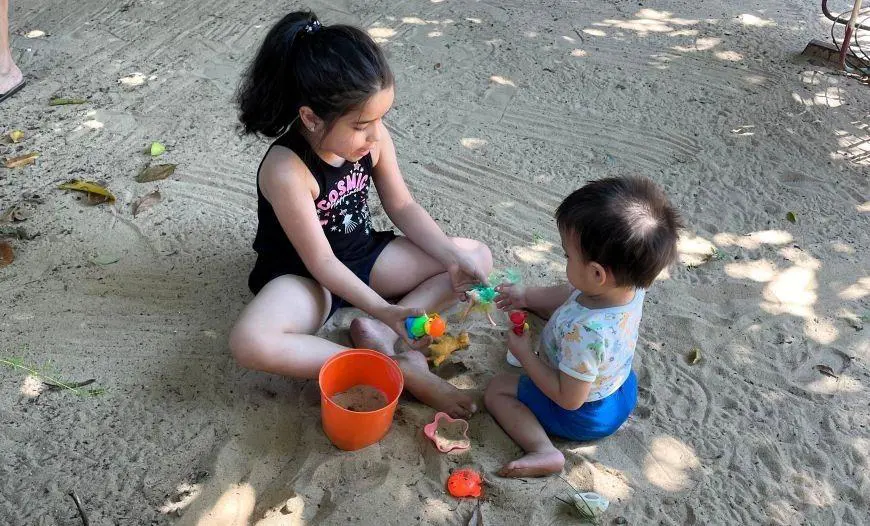 Ni�os jugando. Foto: MSP BS.