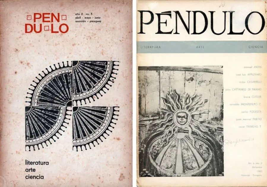 Portadas del quinto y sexto número de emPéndulo/em (1965). Cortesía