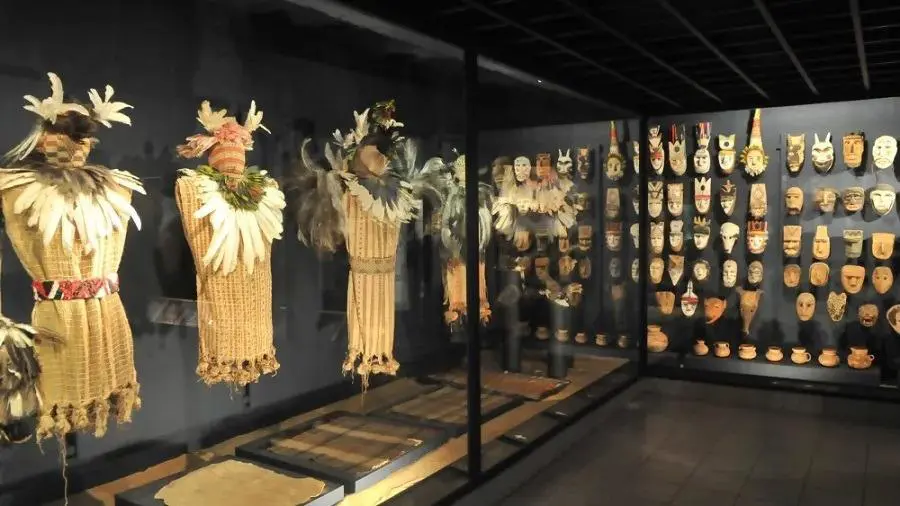 Sala de arte ind�gena del Museo del Barro. Cortes�a