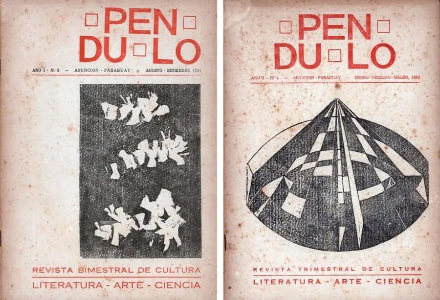 Portada del tercer y cuarto n�mero de emP�ndulo/em (1964-1965). Cortes�a