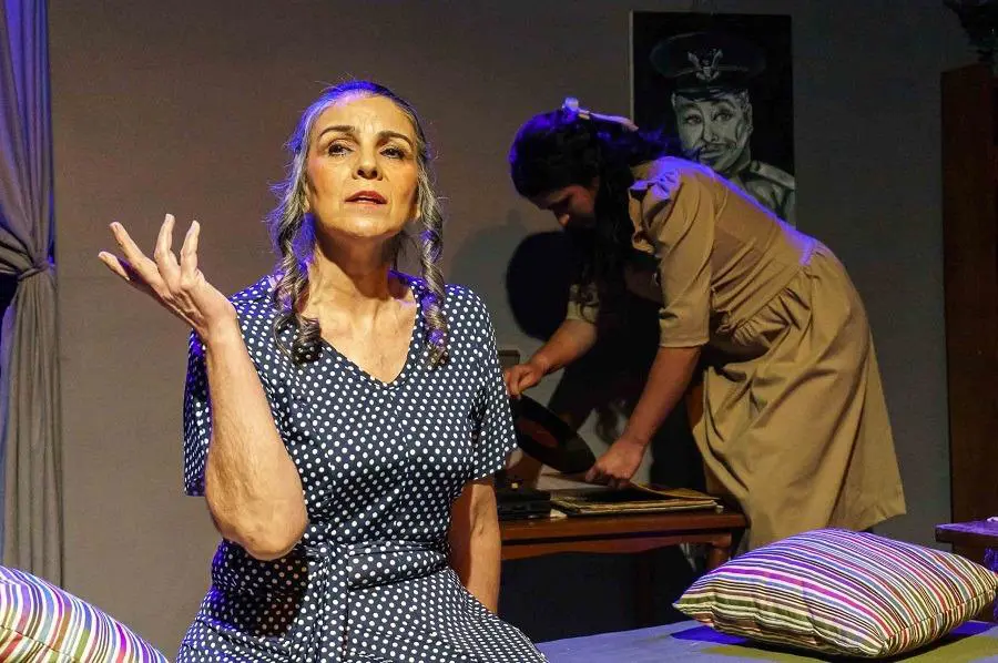 Escena de arte dram�tico. Cortes�a