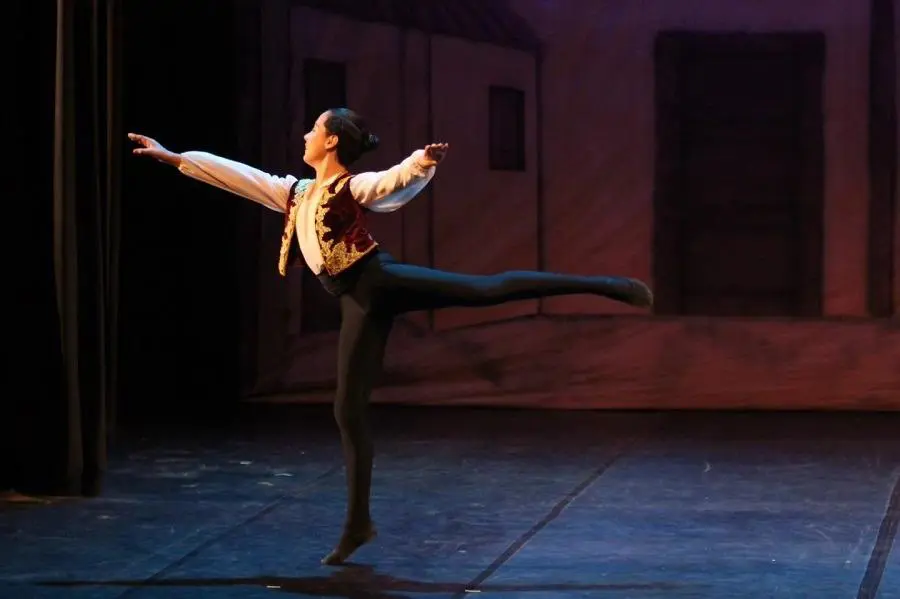 Bailar�n de danza cl�sica. Cortes�a