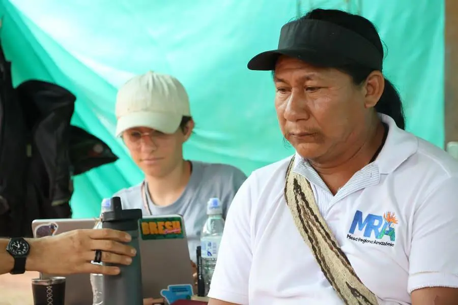Darío Mejía, líder indígena colombiano. Cortesía