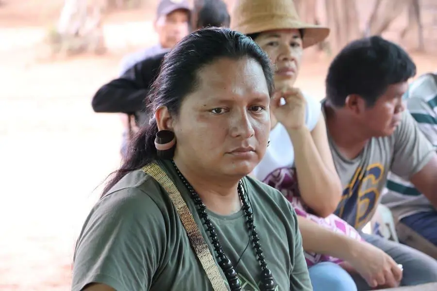 Juan Bay, líder indígena ecuatoriano. Cortesía