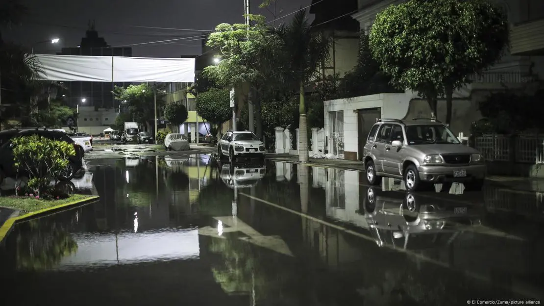 Inundaci�n en Lima, Per�. Foto: DW